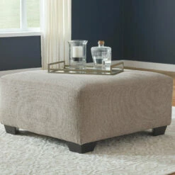 Ashley Furniture Ottomans Baranello - Stone - Oversized Accent Ottoman