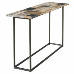 Uttermost Iya Petrified Wood Console Table Tables