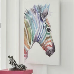 Ashley Furniture Priya - Blue / Green / Orange / Purple - Wall Art Accessories