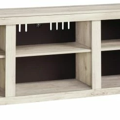 Ashley Furniture TV Stands Bellaby - Whitewash - Lg Tv Stand W/fireplace Option - Small