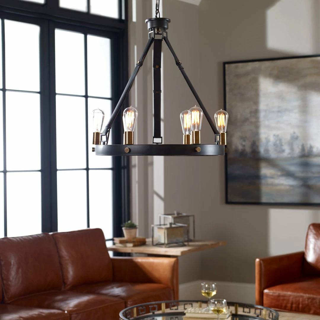 Deals 😍 Uttermost Marlow 6 Light Antique Bronze Chandelier 😉 4 Uttermost Marlow 6 Light Antique Bronze Chandelier