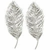 Uttermost Leaflets Silver Wall Art S/2