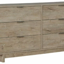 Signature Design By Ashleyยฎ Oliah - Natural - Six Drawer Dresser