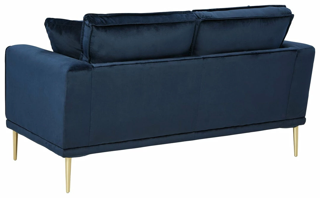 New 🤩 Ashley Furniture Macleary - Navy - Loveseat Loveseats 👍 4 Ashley Furniture Macleary - Navy - Loveseat Loveseats
