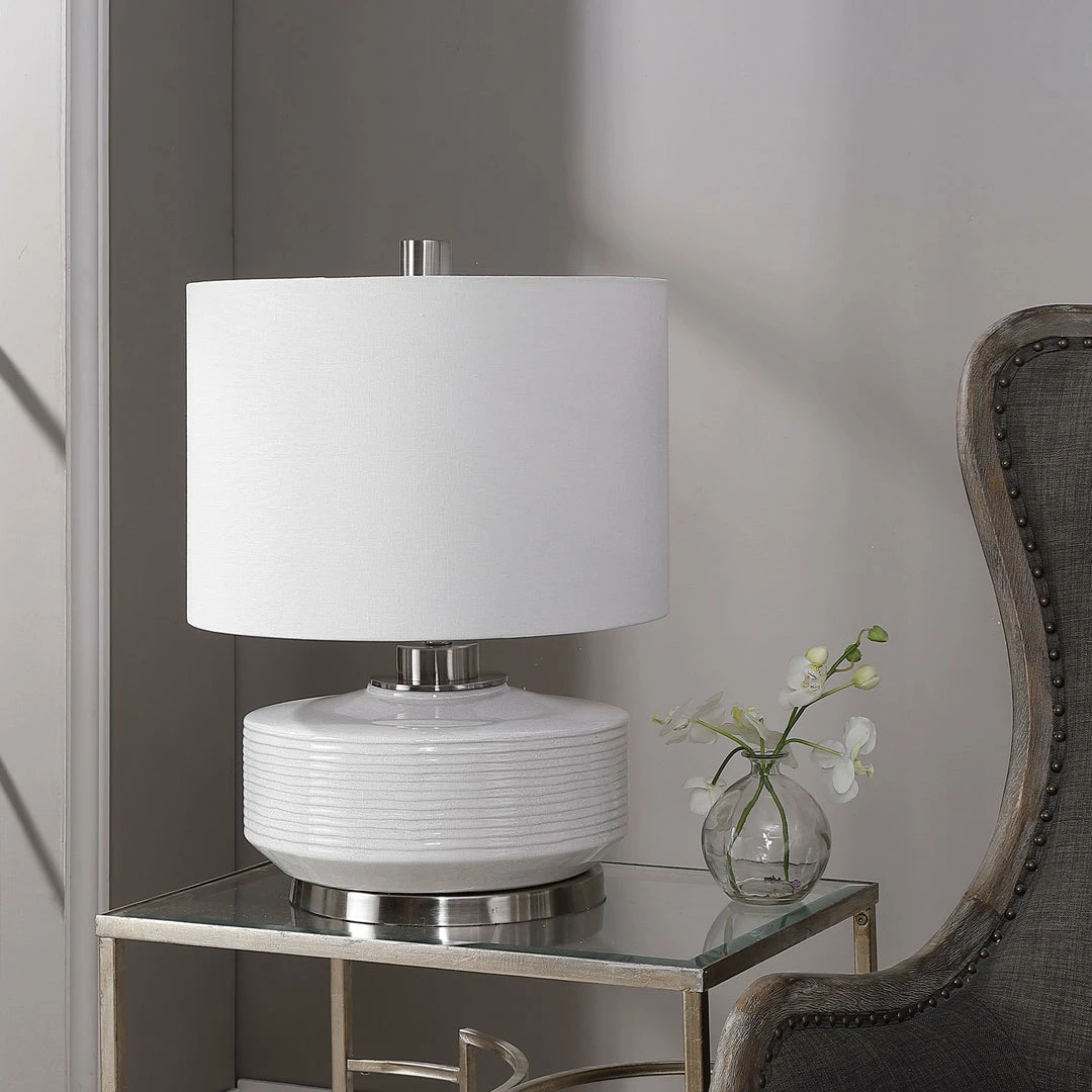 Coupon 🥰 Accessories Uttermost Sailor Stripe White Table Lamp 🔔 9 Accessories Uttermost Sailor Stripe White Table Lamp