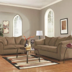 Ashley Furniture Darcy - Loveseat Contemporary - Stationary Loveseats