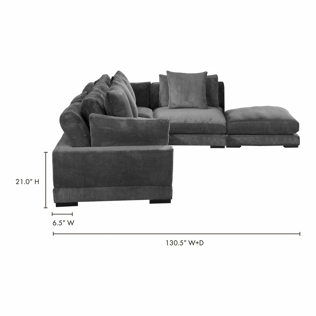 Coupon 🧨 Moe's Home Collection Sectionals Tumble Dream Modular Sectional Charcoal 👍 6 Moe's Home Collection Sectionals Tumble Dream Modular Sectional Charcoal
