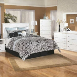 Signature Design By Ashley® Bedroom Sets Bostwick Shoals - Best In Class - Dresser, Mirror, Panel Headboard