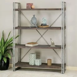Uttermost Greeley Metal Etagere Bookcases