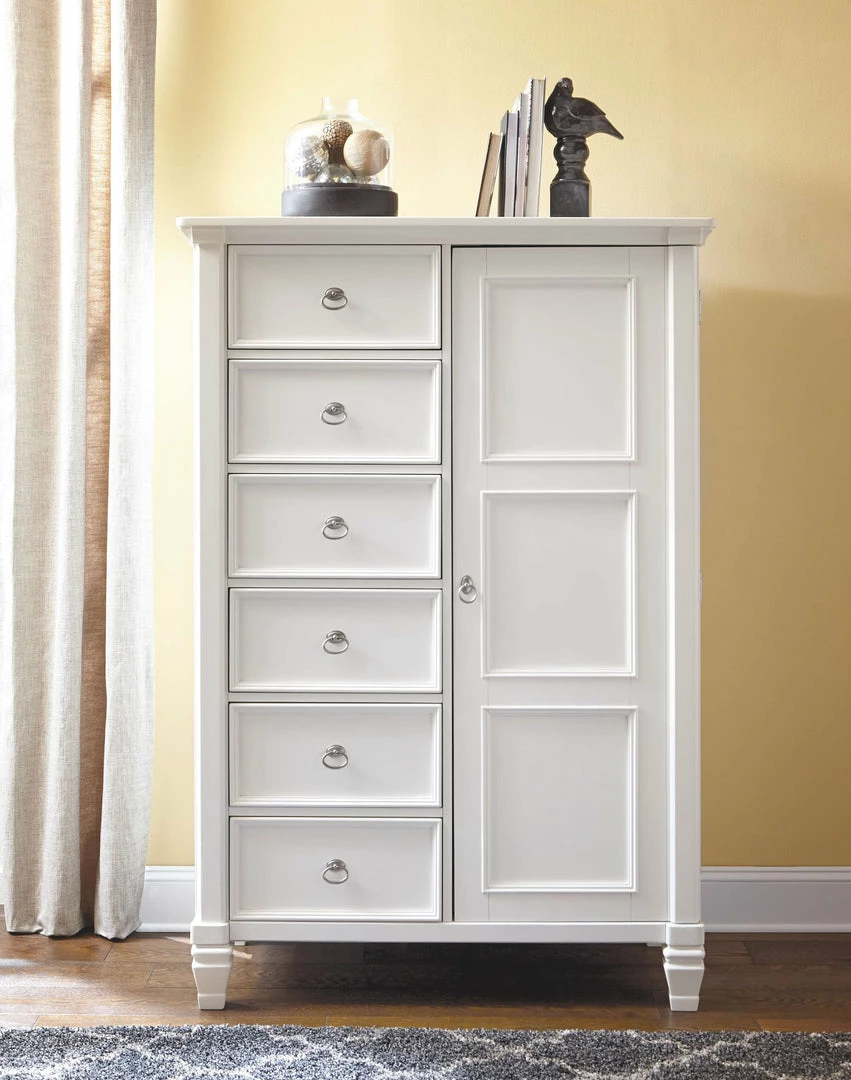 Buy 😍 Ashley Furniture Prentice - White - Door Chest Chests 🎉 6 Ashley Furniture Prentice - White - Door Chest Chests