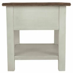 New 😀 Ashley Furniture Bolanburg - White / Brown / Beige - Chair Side End Table - Door ⭐ 28 Ashley Furniture Bolanburg - White / Brown / Beige - Chair Side End Table - Door