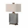 Best deal ✔️ Uttermost Abbot Crackled Gray Table Lamp 👏 1 Uttermost Abbot Crackled Gray Table Lamp
