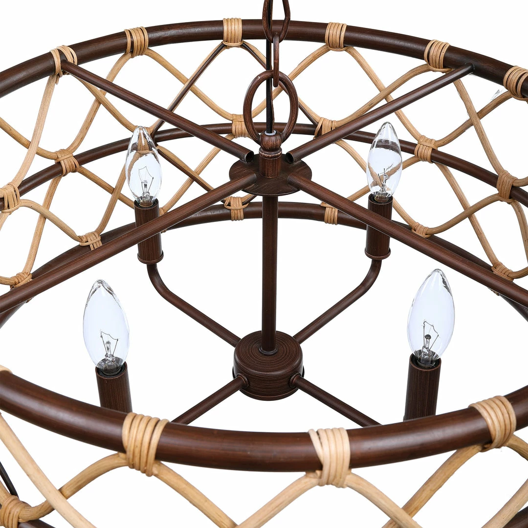 Promo ❤️ Accessories Uttermost Hilo 4 Light Drum Pendant 🥰 5 Accessories Uttermost Hilo 4 Light Drum Pendant