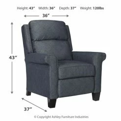 Best Sale ๐ Ashley Furniture Imbler - Denim - Low Leg Power Recliner ๐ 12 Ashley Furniture Imbler - Denim - Low Leg Power Recliner