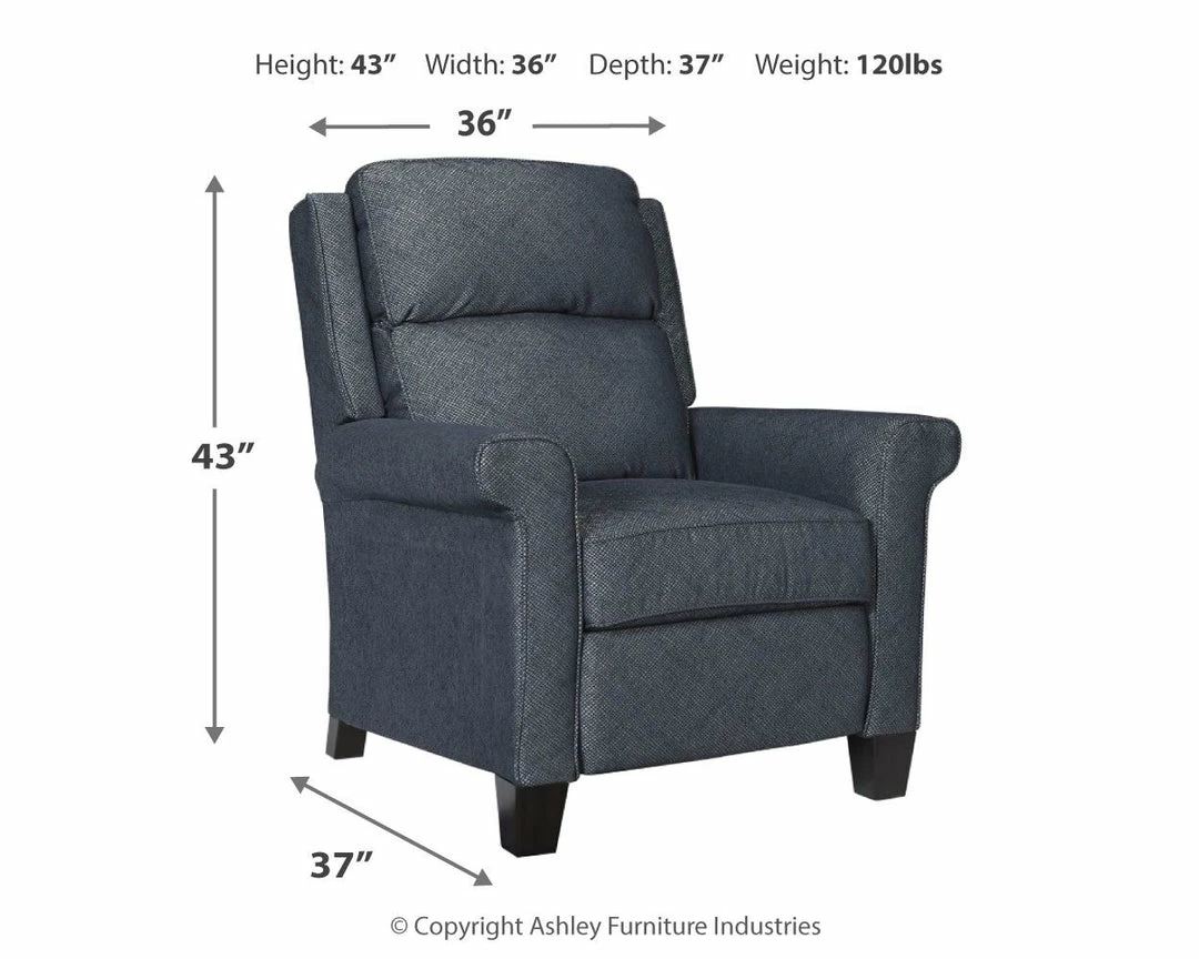 Best Sale ๐ Ashley Furniture Imbler - Denim - Low Leg Power Recliner ๐ 5 Ashley Furniture Imbler - Denim - Low Leg Power Recliner