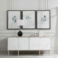 Accessories Uttermost Simple Sage Watercolor Prints, S/3