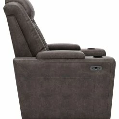 Ashley Furniture Hyllmont - Gray - Pwr Recliner/adj Headrest Reclining Furniture