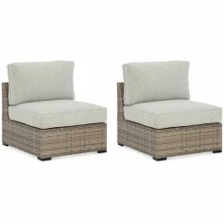 Ashley Furniture Chairs Calworth - Beige - Armless Chair W/cushion (2/cn)