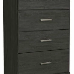 Ashley Furniture Chests Belachime - Black - Four Drawer Chest