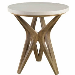 Uttermost Marnie Limestone Side Table