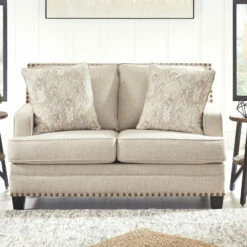 Ashley Furniture Claredon - Pearl Silver - Loveseat Loveseats
