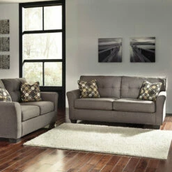 Signature Design By Ashley® Living Room Sets Tibbee - Modern Styling - Sofa, Loveseat, Chaise
