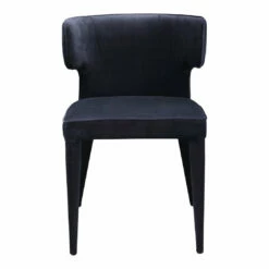Moe's Home Collection Chairs Jennaya Dining Chair Black