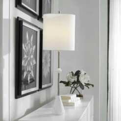 Uttermost Chantilly Modern White Buffet Lamp