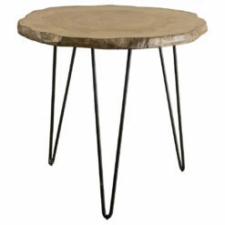 Uttermost Runay Wood Slab Side Table Tables