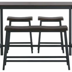 Signature Design By Ashley® Playden - Black/brown - Rect Drm Counter Tbl Set(4/cn) Dining Room Sets