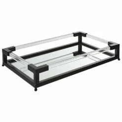 Uttermost Balkan Mirrored Iron Tray Table Decor