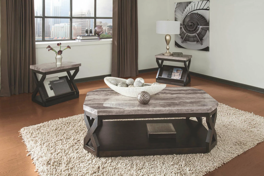 Discount ๐ Ashley Furniture Radilyn - Grayish Brown - Occasional Table Set (3/cn) Tables ๐ 4 Ashley Furniture Radilyn - Grayish Brown - Occasional Table Set (3/cn) Tables