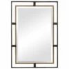 Best Sale 🧨 Accessories Uttermost Carrizo Gold & Bronze Rectangle Mirror 😉 2 Accessories Uttermost Carrizo Gold & Bronze Rectangle Mirror