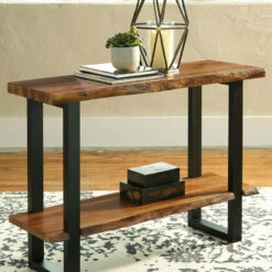 Ashley Furniture Tables Brosward - Black / Gray - Sofa Table