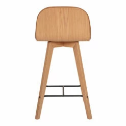 Moe's Home Collection Stools Napoli Leather Counter Stool Tan