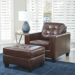 Signature Design By Ashley® Altonbury - Chair With Ottoman
