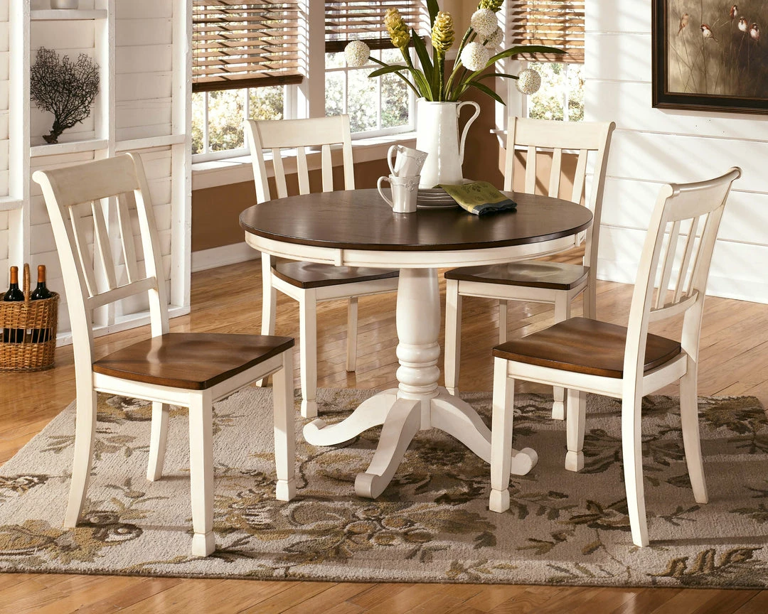 Outlet 🧨 Ashley Furniture Chairs Whitesburg - Brown/cottage White - Dining Room Side Chair (2/cn) 🧨 13 Ashley Furniture Chairs Whitesburg - Brown/cottage White - Dining Room Side Chair (2/cn)