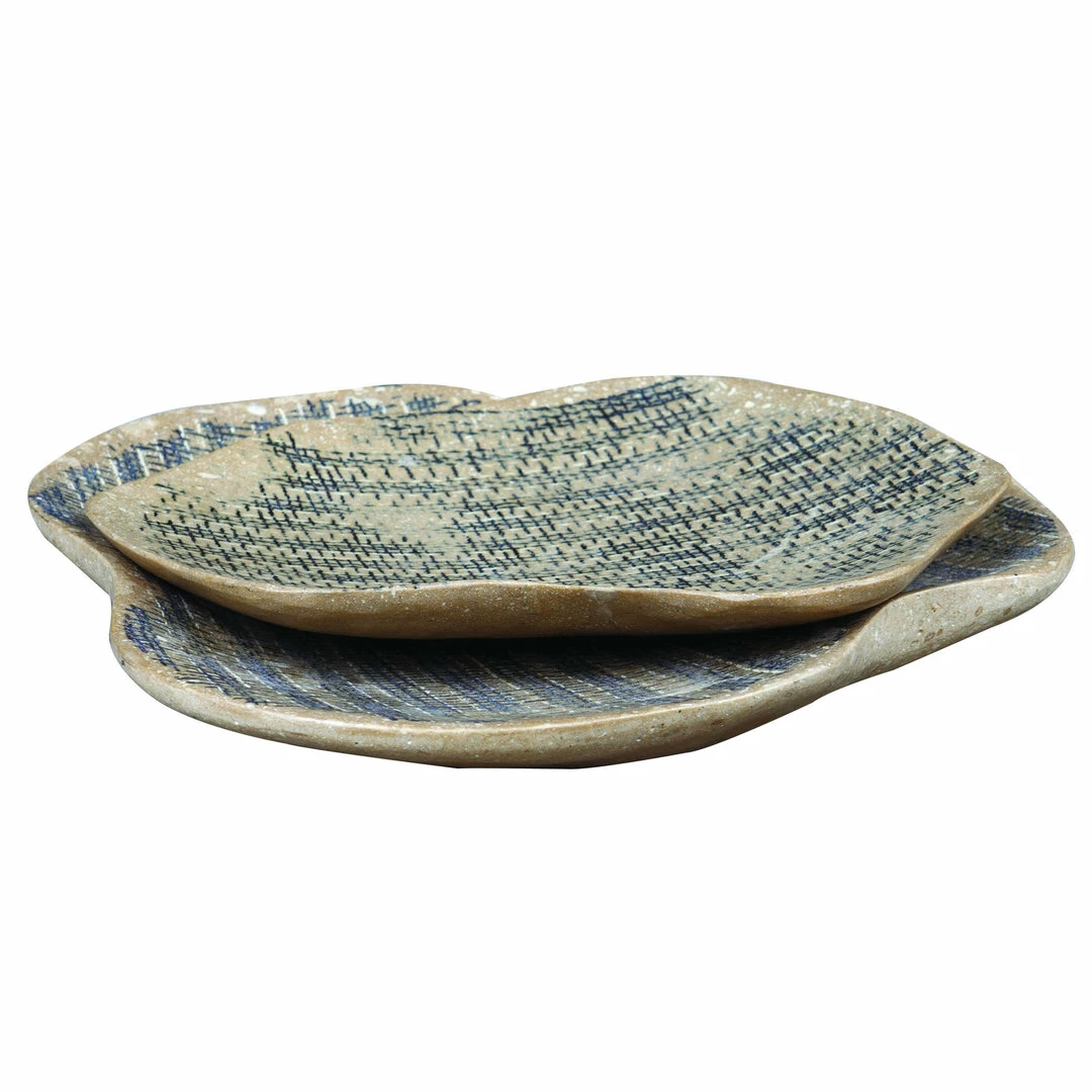 Budget 🤩 Table Decor Uttermost Gypsy Terrazzo Trays, Set/2 😀 5 Table Decor Uttermost Gypsy Terrazzo Trays, Set/2