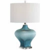 Outlet ๐ Uttermost Marjorie Frosted Turquoise Table Lamp ๐ 2 Uttermost Marjorie Frosted Turquoise Table Lamp