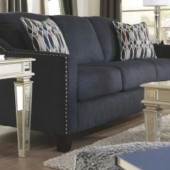 Ashley Furniture Creeal - Blue - Sofa Sofas