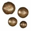 Accessories Uttermost Lucky Coins Brass Wall Bowls, S/4