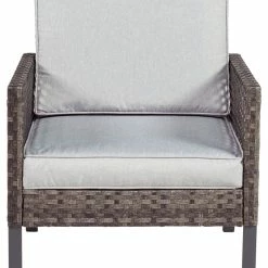 Ashley Furniture Outdoor Sets Lainey - Two-tone Gray - Love/chairs/table Set (4/cn)