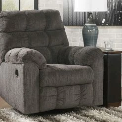 Ashley Furniture Acieona - Slate - Swivel Rocker Recliner Reclining Furniture