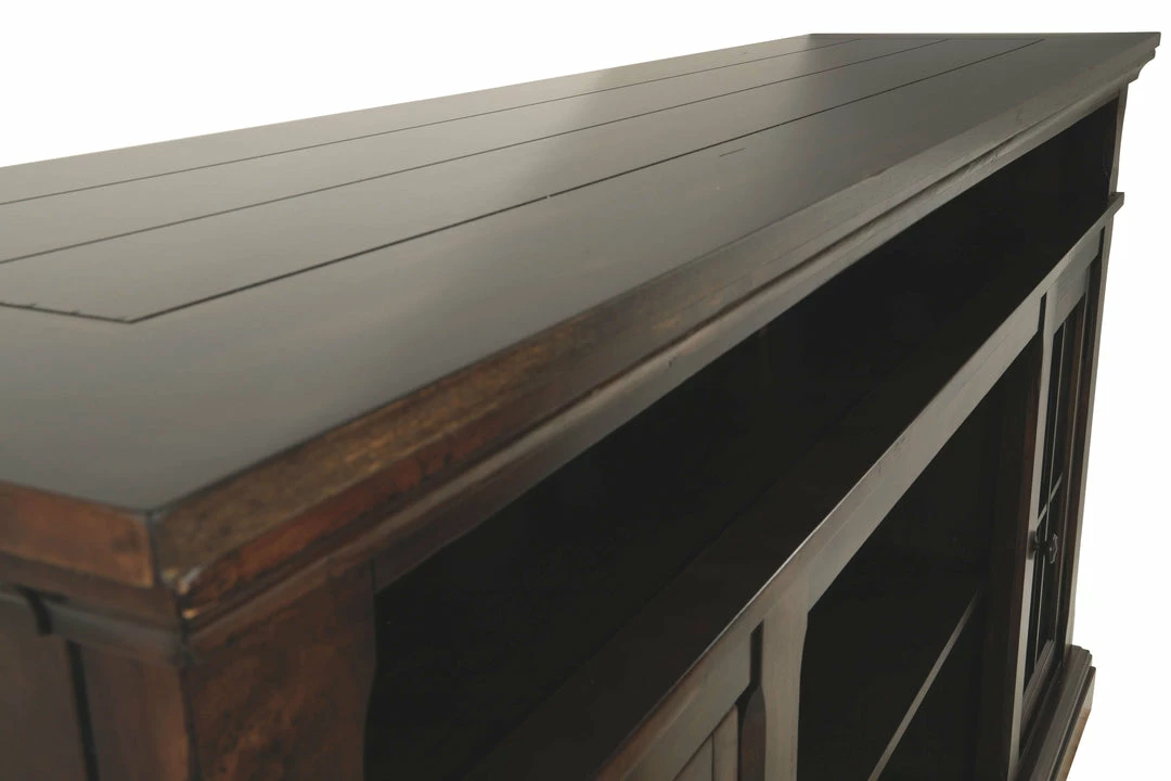 Buy 🎁 Ashley Furniture Roddinton - Dark Brown - Xl Tv Stand W/fireplace Option ❤️ 7 Ashley Furniture Roddinton - Dark Brown - Xl Tv Stand W/fireplace Option