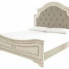 Signature Design By Ashley® Realyn - Two-tone - California King Upholstered Panel Bed Beds