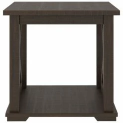 Ashley Furniture Camiburg - Warm Brown - Square End Table
