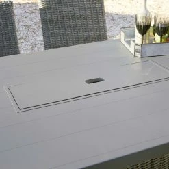 Signature Design By Ashley® Palazzo - Gray - Rect Bar Table W/fire Pit Tables