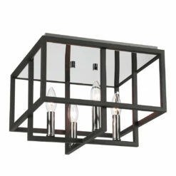 Accessories Uttermost Quadrangle 4 Light Flush Mount