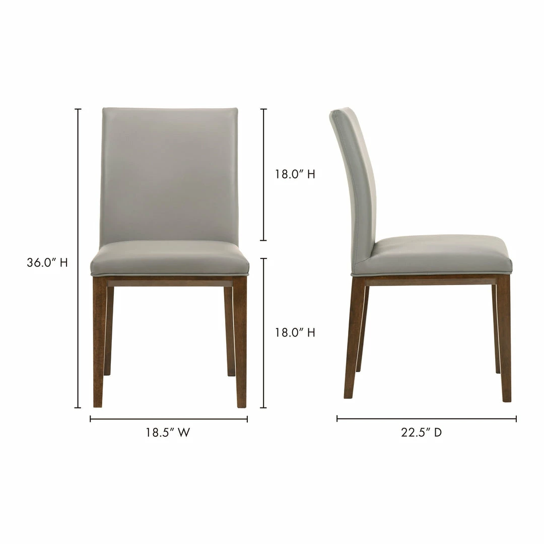 Best Sale ✔️ Moe's Home Collection Chairs Frankie Dining Chair Grey-m2 👍 6 Moe's Home Collection Chairs Frankie Dining Chair Grey-m2