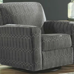 Ashley Furniture Zarina - Graphite - Swivel Accent Chair Chairs